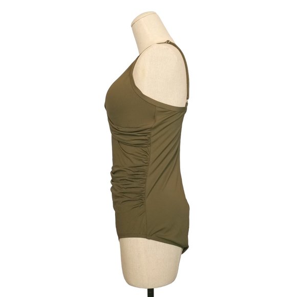 Jantzen Olive Green One Piece Swimsuit - Picture 3 of 10